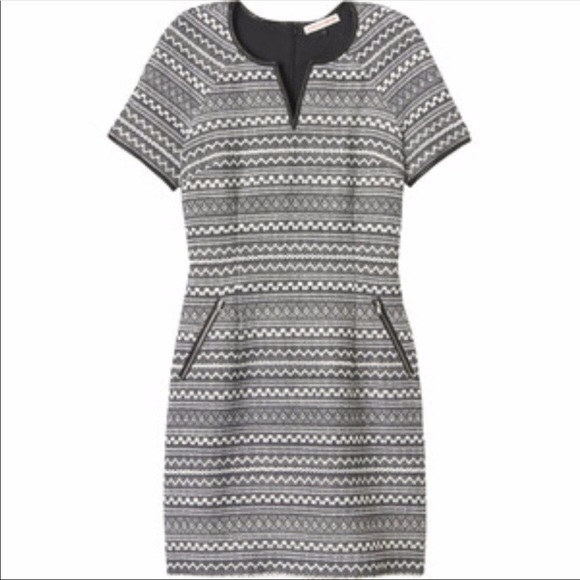 Rebecca Taylor tweed effect patterned dress